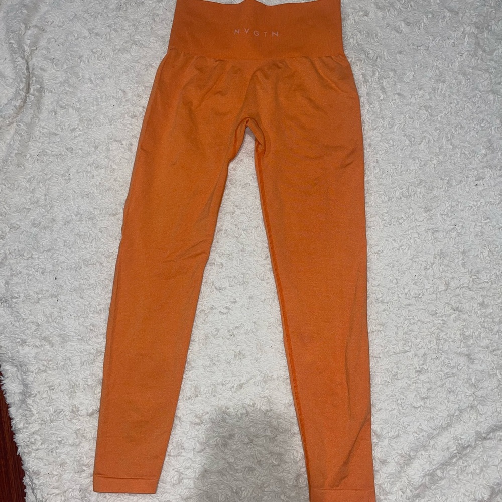 NVGTN orange seamless leggings S